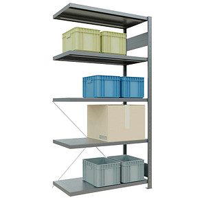 SCHULTE Anbau-Schwerlastregal MULTIplus 250 12955 silber 100,0 x 50,0 x 200,0 cm SCHULTE Anbau-Schwerlastregal MULTIplus 250 12955 silber 100,0 x 50,0 x 200,0 cm von SCHULTE