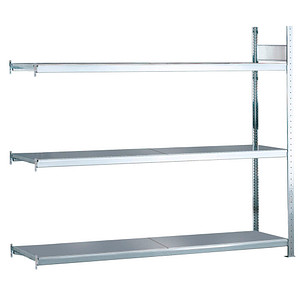 SCHULTE Anbau-Weitspannregal WS 2000 15513 silber 200,0 x 50,0 x 200,0 cm von SCHULTE