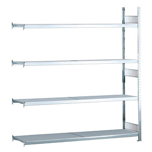 SCHULTE Anbau-Weitspannregal WS 2000 15583 silber 150,0 x 50,0 x 250,0 cm von SCHULTE