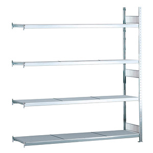 SCHULTE Anbau-Weitspannregal WS 2000 15601 silber 225,0 x 40,0 x 250,0 cm von SCHULTE