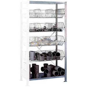 SCHULTE Anbauregal 13673 silber, verzinkt 100,0 x 50,0 x 200,0 cm SCHULTE Anbauregal 13673 silber, verzinkt 100,0 x 50,0 x 200,0 cm von SCHULTE