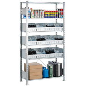 SCHULTE Kleinteileregal 14271 silber, verzinkt 100,0 x 40,0 x 200,0 cm SCHULTE Kleinteileregal 14271 silber, verzinkt 100,0 x 40,0 x 200,0 cm von SCHULTE