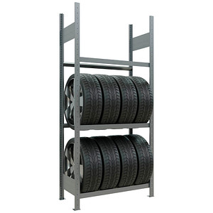 SCHULTE Reifenregal 13820 silber 90,0 x 40,0 x 200,0 cm SCHULTE Reifenregal 13820 silber 90,0 x 40,0 x 200,0 cm von SCHULTE