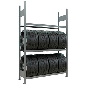SCHULTE Reifenregal 13906 silber 130,0 x 40,0 x 200,0 cm SCHULTE Reifenregal 13906 silber 130,0 x 40,0 x 200,0 cm von SCHULTE