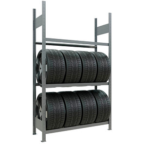 SCHULTE Reifenregal 20778 silber 120,0 x 40,0 x 200,0 cm SCHULTE Reifenregal 20778 silber 120,0 x 40,0 x 200,0 cm von SCHULTE