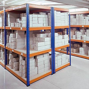 SCHULTE Weitspannregal 18285-N blau 184,1 x 46,8 x 243,8 cm SCHULTE Weitspannregal 18285-N blau 184,1 x 46,8 x 243,8 cm von SCHULTE