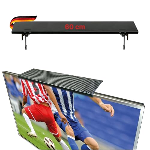 SCHWAIGER 661811 TV-Regal Monitorständer Bildschirmregal Multimedia-Ablage TV-Topper Halterung Fernseher Lautsprecher-Halter Recieverhalterung 24 Zoll von SCHWAIGER