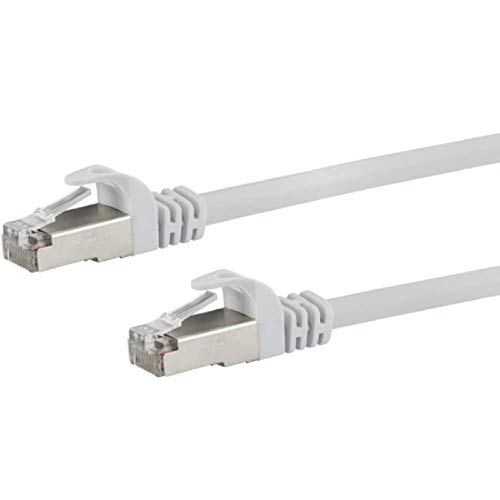 SCHWAIGER CKB6025 052 - Netzwerkkabel (2,5 m, Cat6, SF/UTP (S-FTP), RJ-45, RJ-45, Weiß) von SCHWAIGER