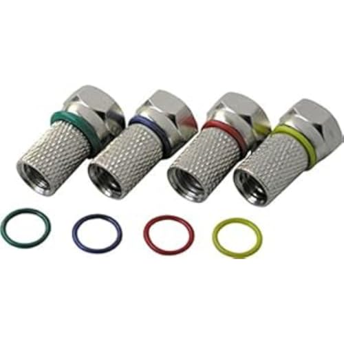 SCHWAIGER FSTFR7004 531 Typ F, 4 Stück, Typ F, silberfarben, Sichtverpackung, 4 Stück SCHWAIGER FSTFR7004 531 Typ F, 4 Stück, Typ F, silberfarben, Sichtverpackung, 4 Stück von SCHWAIGER