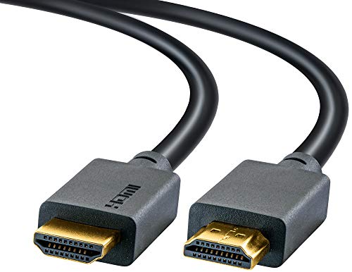 SCHWAIGER HDMU15 533 Ultra High Speed HDMI Kabel 8K 4K HDR 1,5m eARC Dolby Vision Full HD 60-120Hz 3D kompatibel 48Gbit/s Flexible vergoldete Stecker von SCHWAIGER