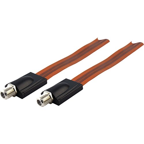 SCHWAIGER KFF44 531 Koaxialkabel 0,44 m F schwarz – Koaxialkabel (0,44 m, F, F, Stecker/Stecker, schwarz) von SCHWAIGER