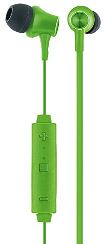 SCHWAIGER KH710BTG 511 In-Ear Kopfhörer Bluetooth mit Silikon Ohrpolster Kabelmikrofon Annahmetaste Klinkenstecker Noise-Cancelling Wireless 0,7m 108dB grün SCHWAIGER KH710BTG 511 In-Ear Kopfhörer Bluetooth mit Silikon Ohrpolster Kabelmikrofon Annahmetaste Klinkenstecker Noise-Cancelling Wireless 0,7m 108dB grün von SCHWAIGER