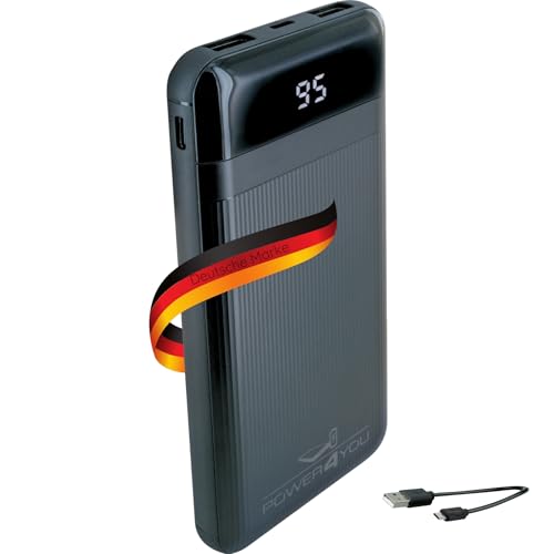 SCHWAIGER LPBC1000 Powerbank mit Kapazitätsanzeige 10000 mAh USB-C Micro-USB Paralleles Laden LCD-Display Externer Handyakku Tragbares Ladegerät SCHWAIGER LPBC1000 Powerbank mit Kapazitätsanzeige 10000 mAh USB-C Micro-USB Paralleles Laden LCD-Display Externer Handyakku Tragbares Ladegerät von SCHWAIGER