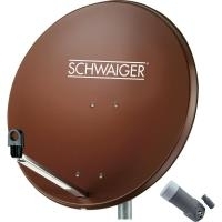 SCHWAIGER SAT Anlage 80 cm 1 Teilnehmer Single-LNB Ziegel-Rot SCHWAIGER SAT Anlage 80 cm 1 Teilnehmer Single-LNB Ziegel-Rot von SCHWAIGER