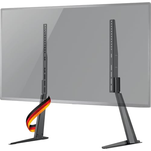 SCHWAIGER TVS7050 513 Universal TV Standfüße Fernsehständer TV Ständer Fernseherfüße für 32-70 Zoll Flachbildschirme max. VESA 800x400 höhenverstellbar von SCHWAIGER