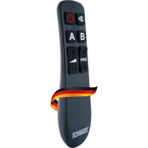 SCHWAIGER UFB1000 533 Universalfernbedienung 8 Tasten Seniorenfernbedienung TV-Ersatzfernbedienung vereinfachte Fernbedienung für alle Fernseher inkl. Batterien SCHWAIGER UFB1000 533 Universalfernbedienung 8 Tasten Seniorenfernbedienung TV-Ersatzfernbedienung vereinfachte Fernbedienung für alle Fernseher inkl. Batterien von SCHWAIGER
