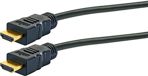 Schwaiger High-Speed-HDMI-Kabel mit Ethernet, 1,5m, schwarz, HDMI Stecker > HDMI Stecker, Ultra HD, 4K, 3D, 18 Gbit/s von SCHWAIGER