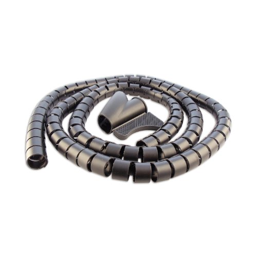 Schwaiger Kabelspiralschlauch 28mm, 1,5m Schwarz Schwaiger Kabelspiralschlauch 28mm, 1,5m Schwarz von SCHWAIGER