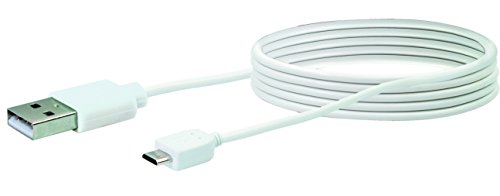 Schwaiger LK200M 532 Micro-USB Sync/Ladekabel (2 m) weiß von SCHWAIGER