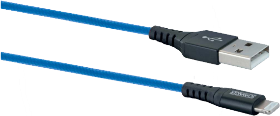 Schwaiger LPRO440 501 Handykabel Blau 1,2 m USB A Lightning (LPRO440501) von SCHWAIGER