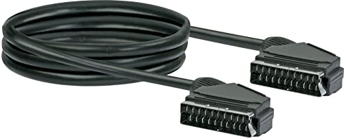 Schwaiger SCA7197 533 Scart Kabel 2 m Scart-Stecker (1-polig) schwarz von SCHWAIGER
