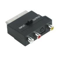 Schwaiger SCA7320 531 SCART 3 x RCA + S-VHS schwarz von SCHWAIGER