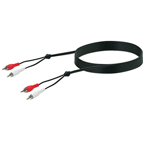 Schwaiger cik5125 Audiokabel, 10 m, 2 x RCA 2 x Cinch, Schwarz Schwaiger cik5125 Audiokabel, 10 m, 2 x RCA 2 x Cinch, Schwarz von SCHWAIGER