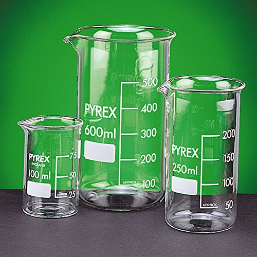 SCILABWARE 001111 Bécher 100 mL en Verre Pyrex, Forme Haute (Pack de 10) von SCILABWARE