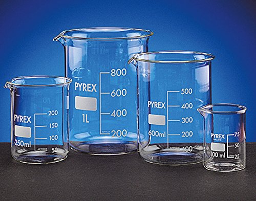 SCILABWARE 090037 Bécher 800 mL en Verre Borosilicaté Pyrex, Forme Basse von SCILABWARE