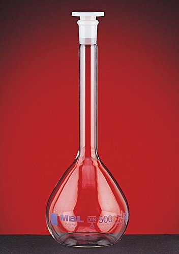 SCILABWARE 090234 Fiole Jaugée, Bouchée MBL en Verre Pyrex, 100 mL (Pack de 5) von SCILABWARE