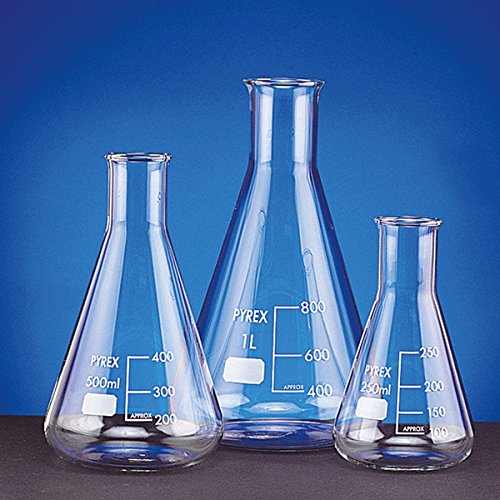 SCILABWARE 211901 Erlenmeyer 5 mL en Verre Borosilicaté, non bouché col étroit (Pack de 10) von SCILABWARE