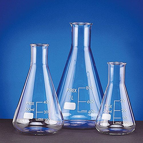 SCILABWARE 211906 Erlenmeyer 200 mL en Verre Borosilicaté, non bouché col étroit (Pack de 10) von SCILABWARE