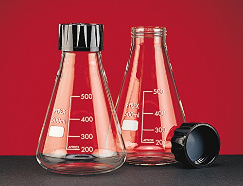 SCILABWARE 211913 Erlenmeyer 5 mL en Verre Borosilicaté, avec Bouchon vissant Type PBT (Pack de 10) von SCILABWARE