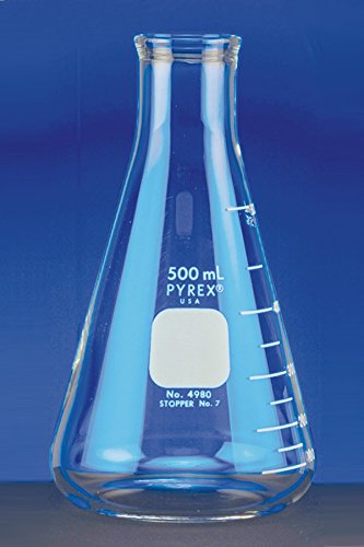 SCILABWARE 231920 Pyrexglas Graduierung Erlenmeyerkanne 10 ml, schmaler Hals, intensive Anwendung (12 Stück) von SCILABWARE