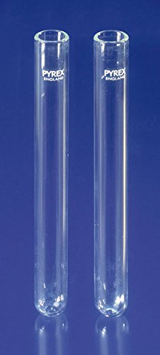 SCILABWARE 761524 Tube à essai, 50 mL en verre Pyrex fond rond, bord étroit (Pack de 100) von SCILABWARE