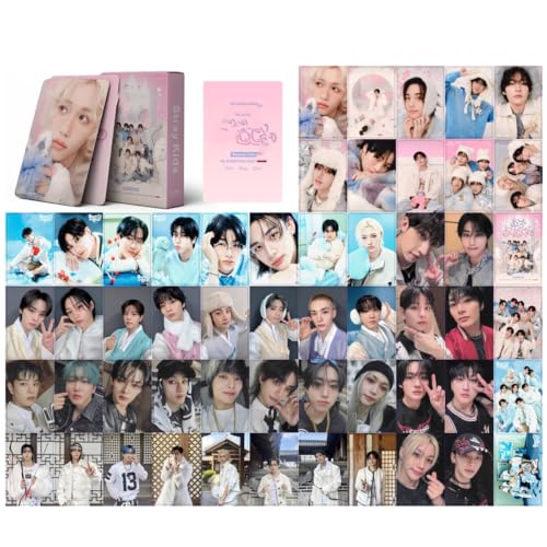 SKZ 5 CLOCK Stray-Kids Fotokarten 55Pcs Postkarten 'STAY' 5TH Fanmeeting SKZ Postkarten Hyunjin Fotokarten Felix Fotokarten von SCISSH