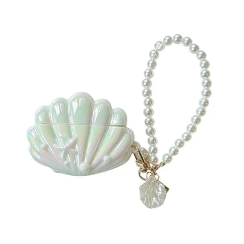 SCJLSDA Schutzhülle für AirPods 4, niedlich, 3D-Kawaii-galvanisiertes Muschelblumen-Design, glänzende Muschel-Optik, glänzende Kopfhörerhülle mit Schlüsselanhänger für Damen und Mädchen (Muschel) SCJLSDA Schutzhülle für AirPods 4, niedlich, 3D-Kawaii-galvanisiertes Muschelblumen-Design, glänzende Muschel-Optik, glänzende Kopfhörerhülle mit Schlüsselanhänger für Damen und Mädchen (Muschel) von SCJLSDA