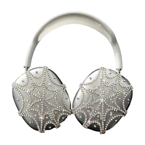 SCJLSDA Schutzhülle für AirPods Max, Sternenlicht, glitzernd, Strassstein-Design, lustig, niedlich, TPU, transparent, weiche Schale, Ohrmuscheln, Kopfband-Schutz für Apple-Kopfhörer SCJLSDA Schutzhülle für AirPods Max, Sternenlicht, glitzernd, Strassstein-Design, lustig, niedlich, TPU, transparent, weiche Schale, Ohrmuscheln, Kopfband-Schutz für Apple-Kopfhörer von SCJLSDA