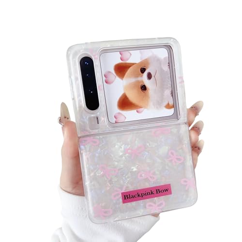 SCJLSDA Schutzhülle für Huawei Pura X, niedlich, charmant, rosa Schleife, exquisite Kawaii-Softschale für Damen und Mädchen (rosa Schleife) von SCJLSDA