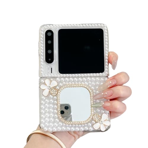 SCJLSDA Schutzhülle für Huawei Pura X, niedliches charmantes Perlen-Blumenmuster, exquisites Kawaii-Softshell-Schutzhülle für Pura X Fold SCJLSDA Schutzhülle für Huawei Pura X, niedliches charmantes Perlen-Blumenmuster, exquisites Kawaii-Softshell-Schutzhülle für Pura X Fold von SCJLSDA