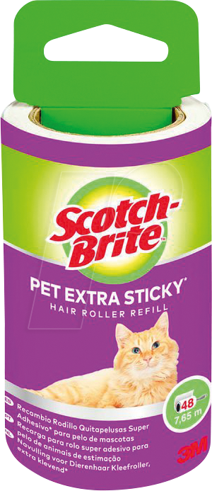 FUSSEL PET NF - Scotch-Brite Fusselroller Pet Extra Sticky Ersatz- FUSSEL PET NF - Scotch-Brite Fusselroller Pet Extra Sticky Ersatz- von SCOTCH-BRITE