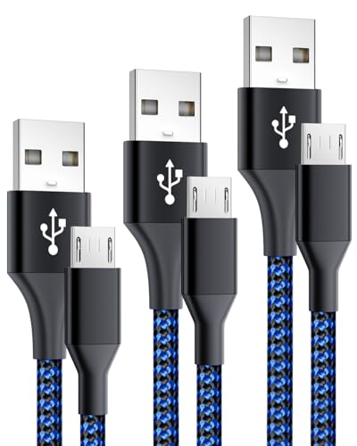 Ladekabel für Xbox One Controller, PS4 Controller, Ladekabel, geflochtenes Micro-USB Android Daten- Sync-Kabel für Xbox One S/X, Playstation 4, PS4 Slim/Pro, Dualshock 4, Kindle, 1.8 m Ladekabel für Xbox One Controller, PS4 Controller, Ladekabel, geflochtenes Micro-USB Android Daten- Sync-Kabel für Xbox One S/X, Playstation 4, PS4 Slim/Pro, Dualshock 4, Kindle, 1.8 m von SCOVEE