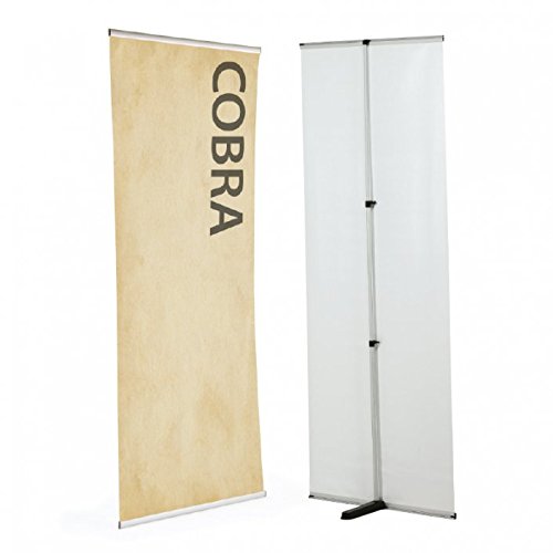 L-Ständer Rollup Banner, einseitig flexible freistehende Banner-Display (800x1980mm (nur Hardware)) - L-stand Rollup Banners , single sided Flexible freestanding banner display (800x1980mm (Hardware only)) von SCRIBO