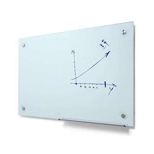 Scritto Whiteboard aus Glas, beschreibbar, magnetisch, 90 x 120 cm von SCRIBO