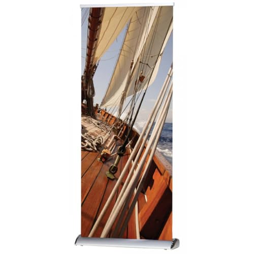 Smart-Roll-up-Banner einseitig - Hochwertige einseitige Banner-Display (800 x 1930mm (nur Hardware)) - Smart Roll-up Banners single sided - High quality single-sided banner display (800 x 1930mm (Hardware only)) von SCRIBO