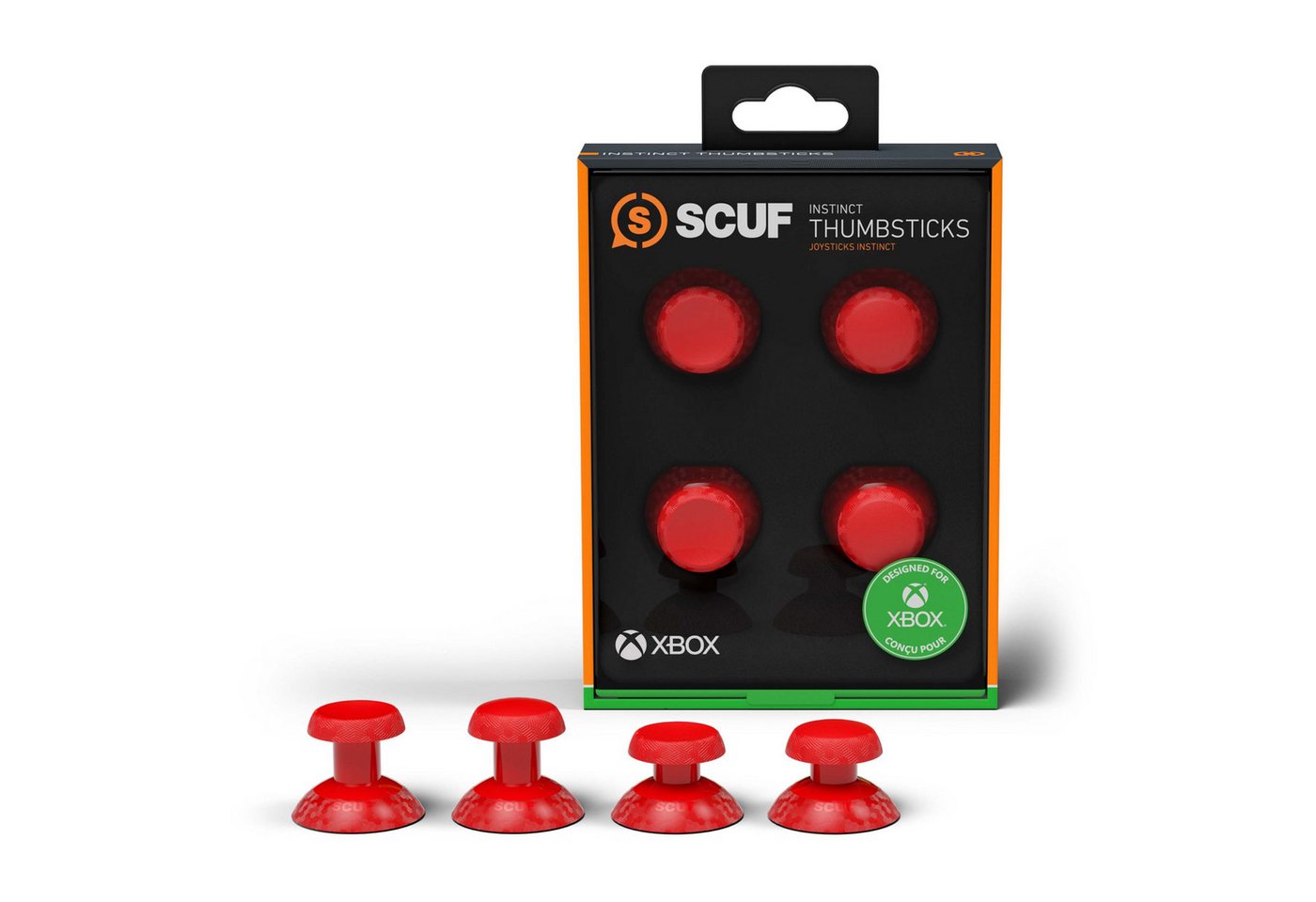 SCUF Gaming Controller Caps Instinct Thumbstick 4 pack - Red von SCUF Gaming