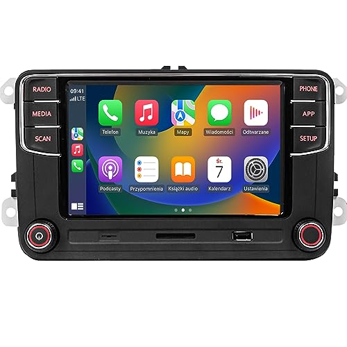 SCUMAXCON Autoradio RCD330 RCD360 6.5" Radio Carplay Bluetooth RVC USB fürGolf 5 6 MK5 MK6 Polo Passat B6 B7 CC Tiguan Caddy von SCUMAXCON