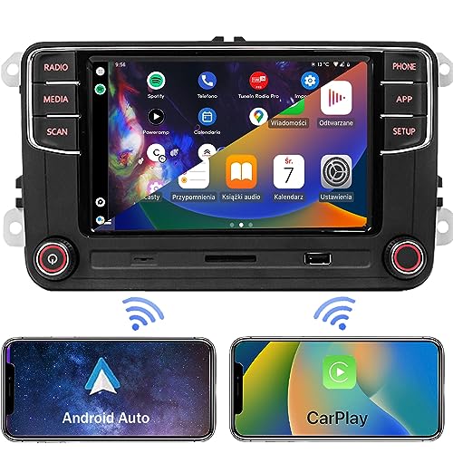 SCUMAXCON Autoradio RCD360 PRO3S Wireless Carplay Android Auto Head Unit Bluetooth SD USB RVC Für Golf 5 6 MK5 MK6 Polo Passat B6 B7 CC Tiguan von SCUMAXCON