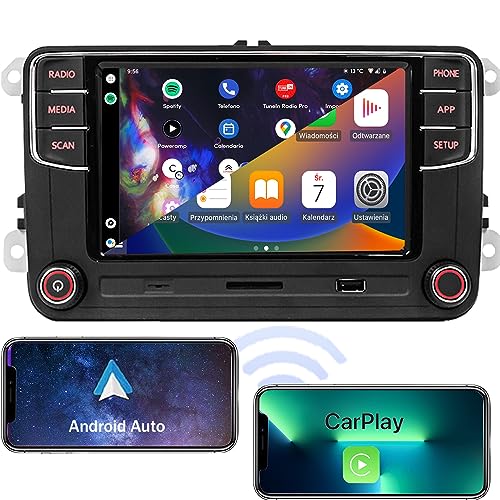 SCUMAXCON Autoradio RCD360 PRO3S Wireless Carplay Android Auto drahtloses OPS Bluetooth SD USB Für Golf 5 6 MK5 MK6 Polo Passat B6 B7 CC Caddy Tiguan von SCUMAXCON