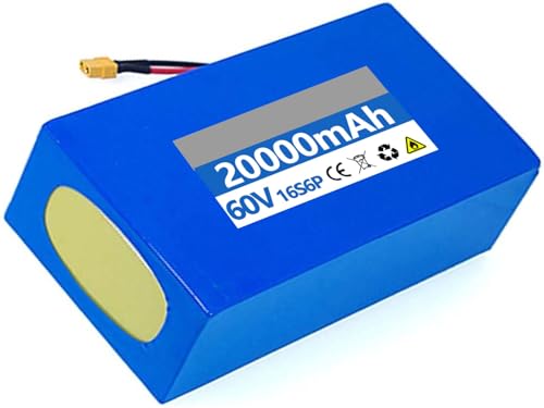 48V 52V 60V Ebike Batterie 8Ah 10Ah 12Ah 15Ah 20Ah 25Ah Elektrofahrrad-Akku wasserdichter PVC für 250W 500W 1000W Scooter Motor mit Ladegerät 52V 20AH,XT60 von SCUUZT
